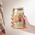 Best Bitches, Alcohol Tolerating, Bonding Over - Personalized Clear Glass Cup