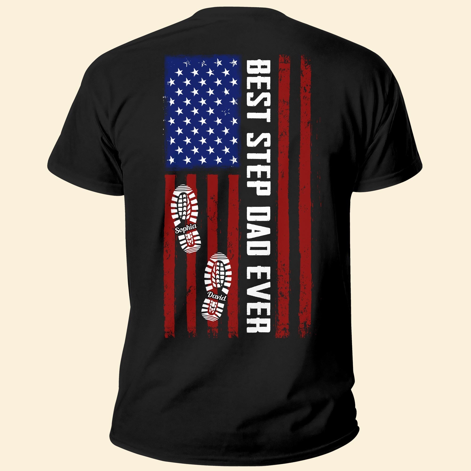 Father's Day Gifts, Best Bonus Dad Ever - Personalized Shirt - Birthday Father's Day Gift For Dad, Step Dad, Husband - Gift From Step-Daughters, Step-Sons, Wife