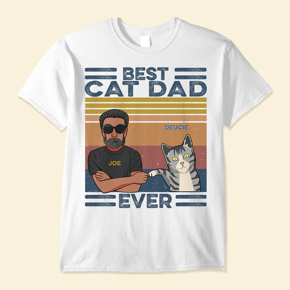 Best-Cat-Dad-Mom-Ever-Cat-And-Dad-Mom-Custom-Shirt-Gift-For-Cat-Lovers