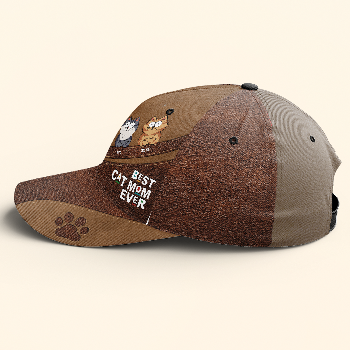 Best Cat Mom Ever - Personalized Classic Cap