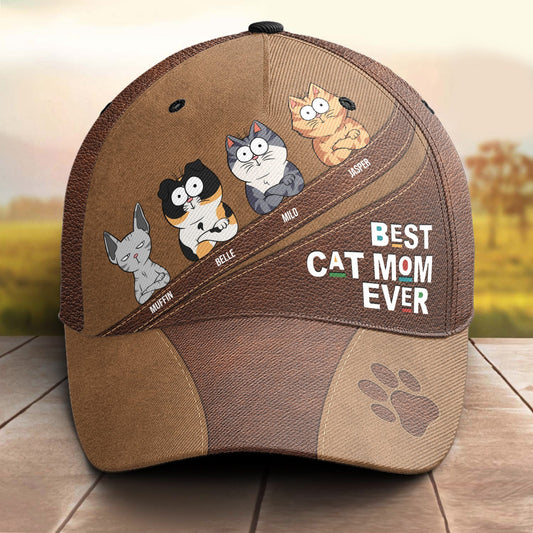 Best Cat Mom Ever - Personalized Classic Cap