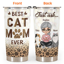 Rocking the Dog Mom life Dog & Cat personalized Skinny Tumbler ST-TU —  CUSTOMA2Z