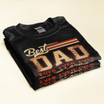 Best Dad Ever Baseball Dad - Personalized Shirt - Birthday Father's Day Gift For Dad, Baseball Dad, Husband - Gift From Sons, Daughters, Wife