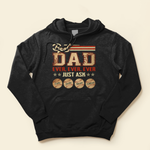 Best Dad Ever Baseball Dad - Personalized Shirt - Birthday Father's Day Gift For Dad, Baseball Dad, Husband - Gift From Sons, Daughters, Wife