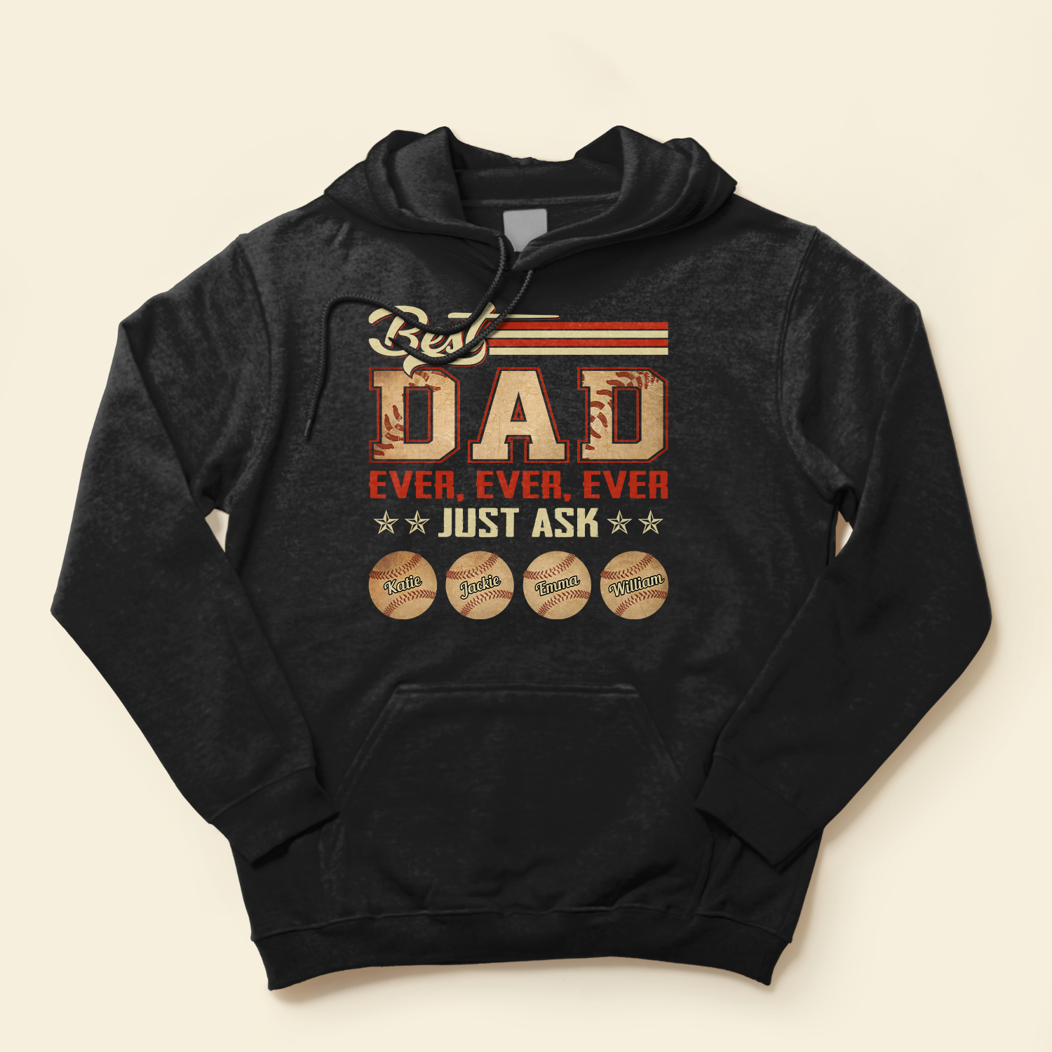 Best Dad Ever Baseball Dad - Personalized Shirt - Birthday Father's Day Gift For Dad, Baseball Dad, Husband - Gift From Sons, Daughters, Wife