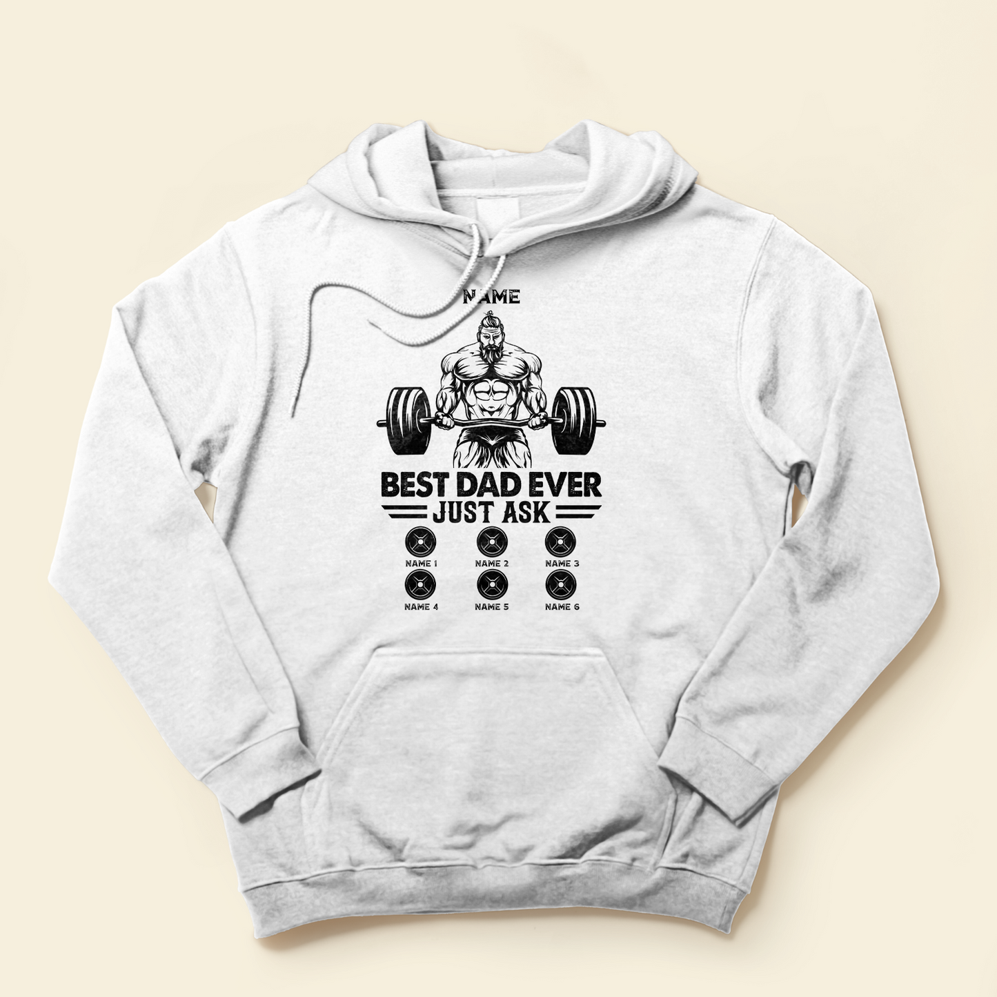 Best Dad Ever Just Ask - Personalized Shirt - BirthdayGift For Gymer - Old Man Lifting