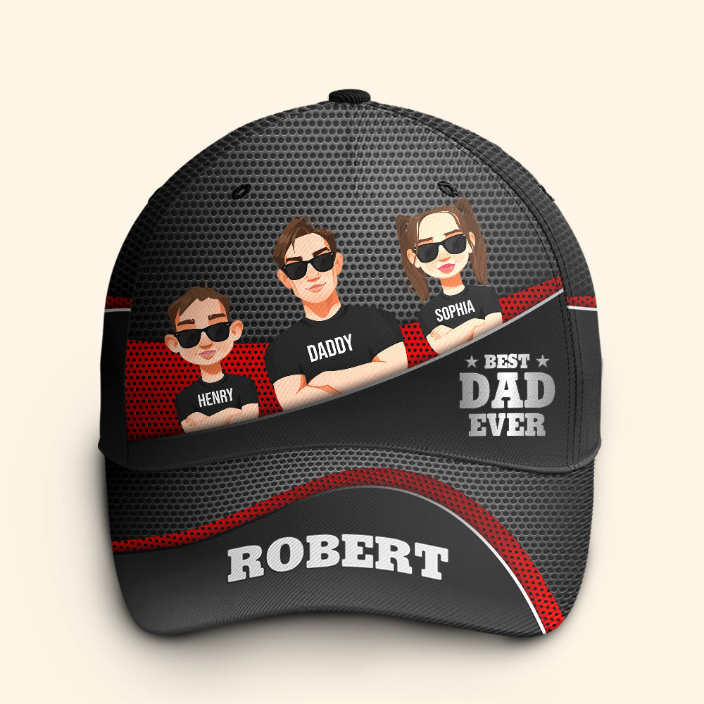 Best Dad Ever New Version - Personalized Classic Cap