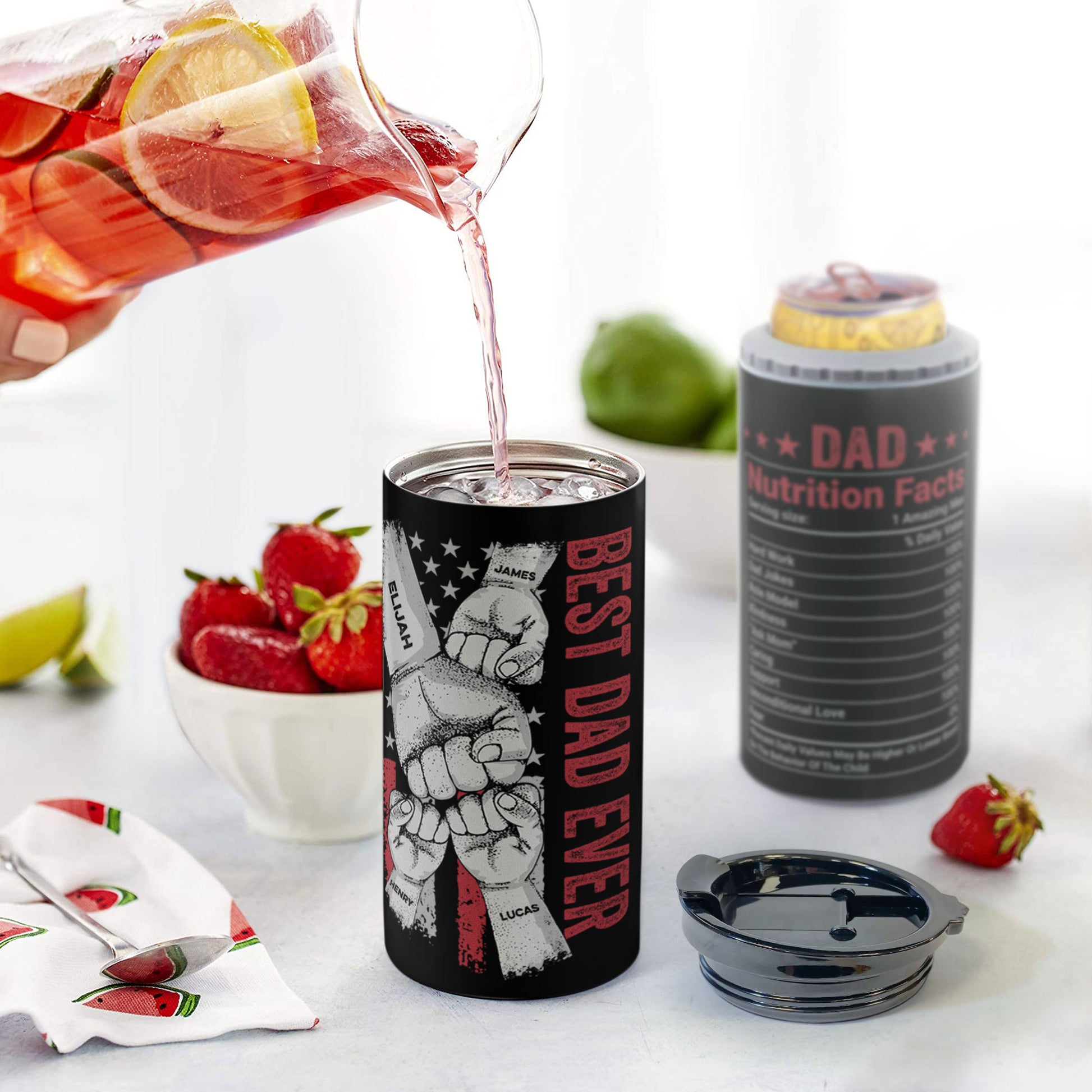 Best Dad Ever - Personalized Can Cooler – Macorner