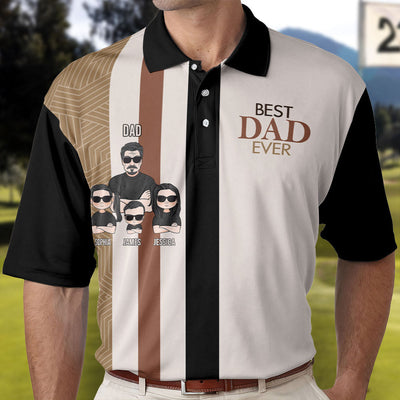 Best Dad Ever - Personalized Polo Shirt
