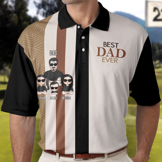 Best Dad Ever - Personalized Polo Shirt