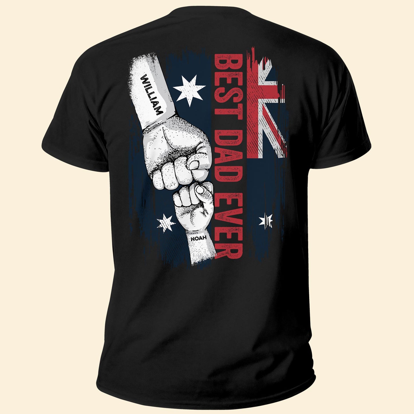 Best Dad Ever - Personalized Shirt - Australia Day Birthday Gift For Dad, Husband, Son