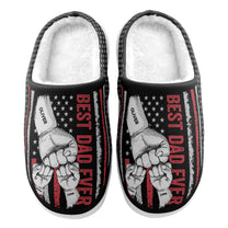 Best Dad Ever - Personalized Slippers