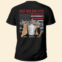 Best Dog Dad Ever - Personalized Shirt
