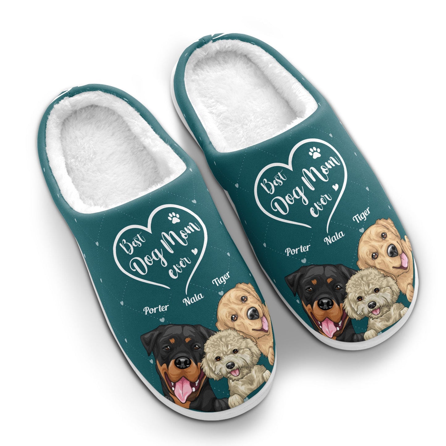 Best Dog/Cat Mom Ever - Personalized Slippers