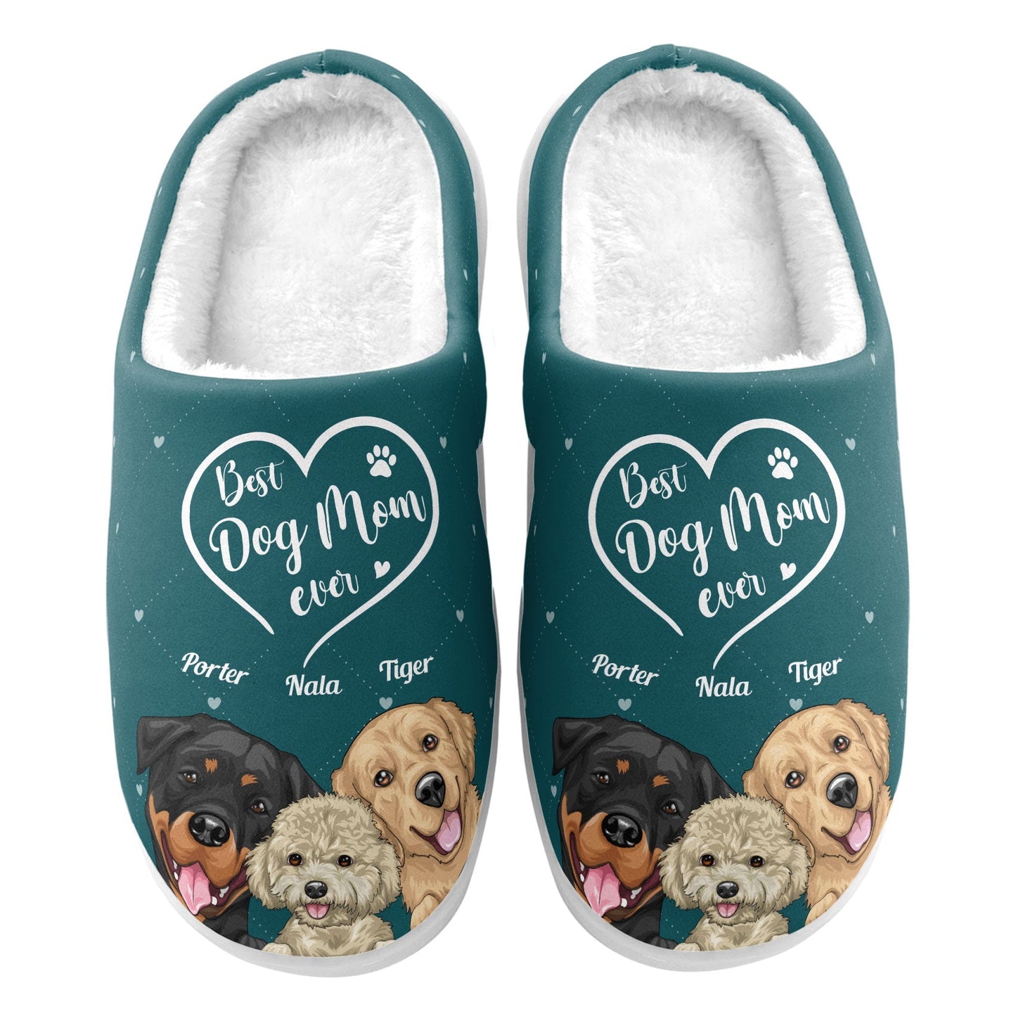 Best Dog/Cat Mom Ever - Personalized Slippers