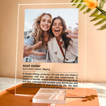Best Friend A Close Friend Who Means The World To You - Personalized Acrylic Photo Plaque