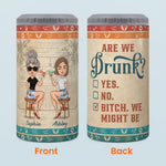 Best Bitches Bonding Over Alcohol - Personalized Can Cooler