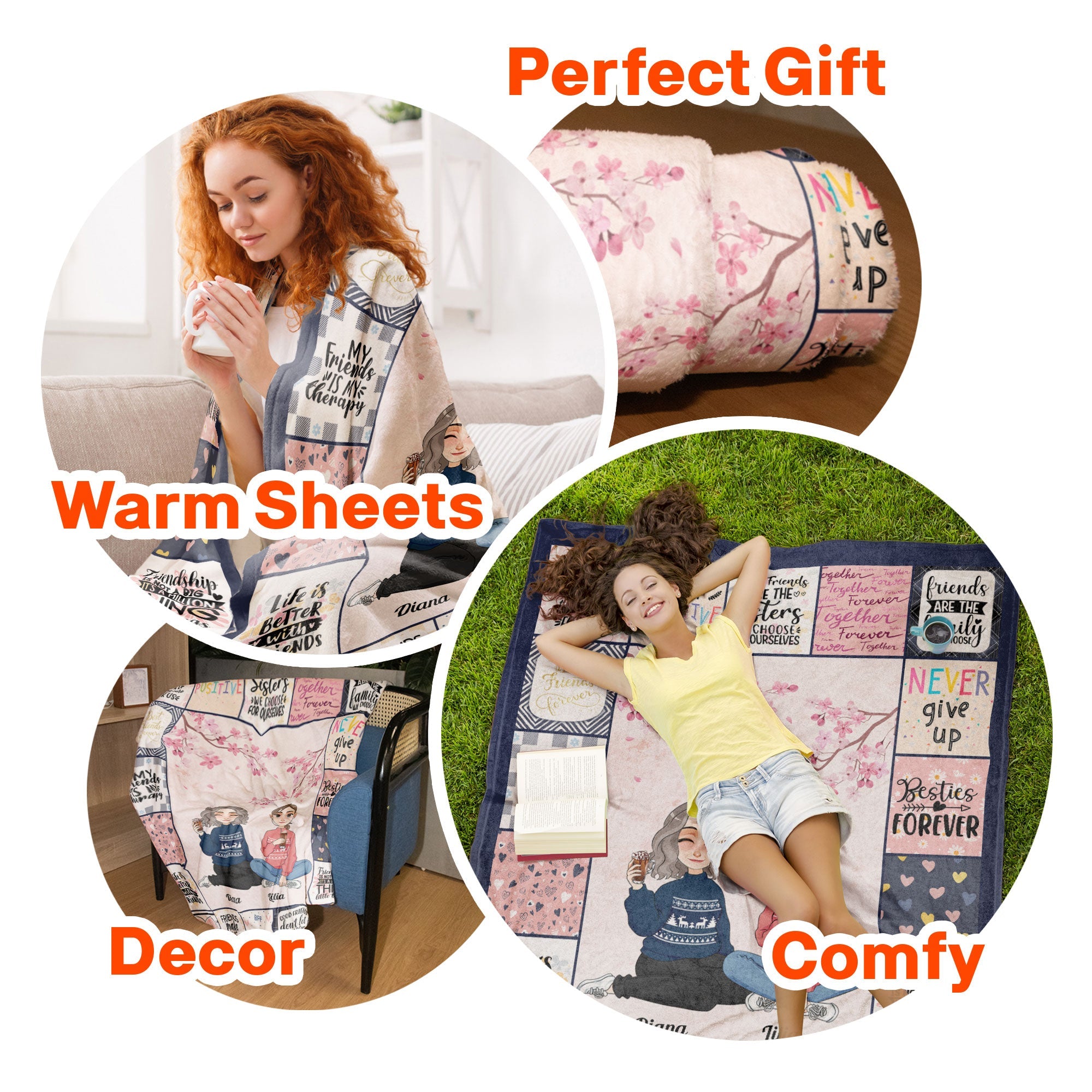 Best Friend Forever - Personalized Blanket