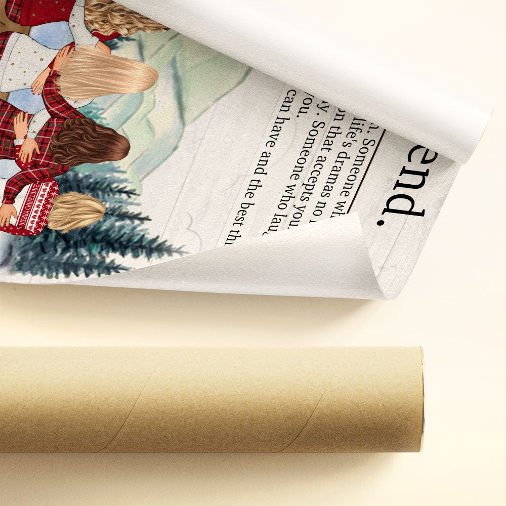 Best Friends An Irreplaceable Person - Personalized Poster - Family Hu ...