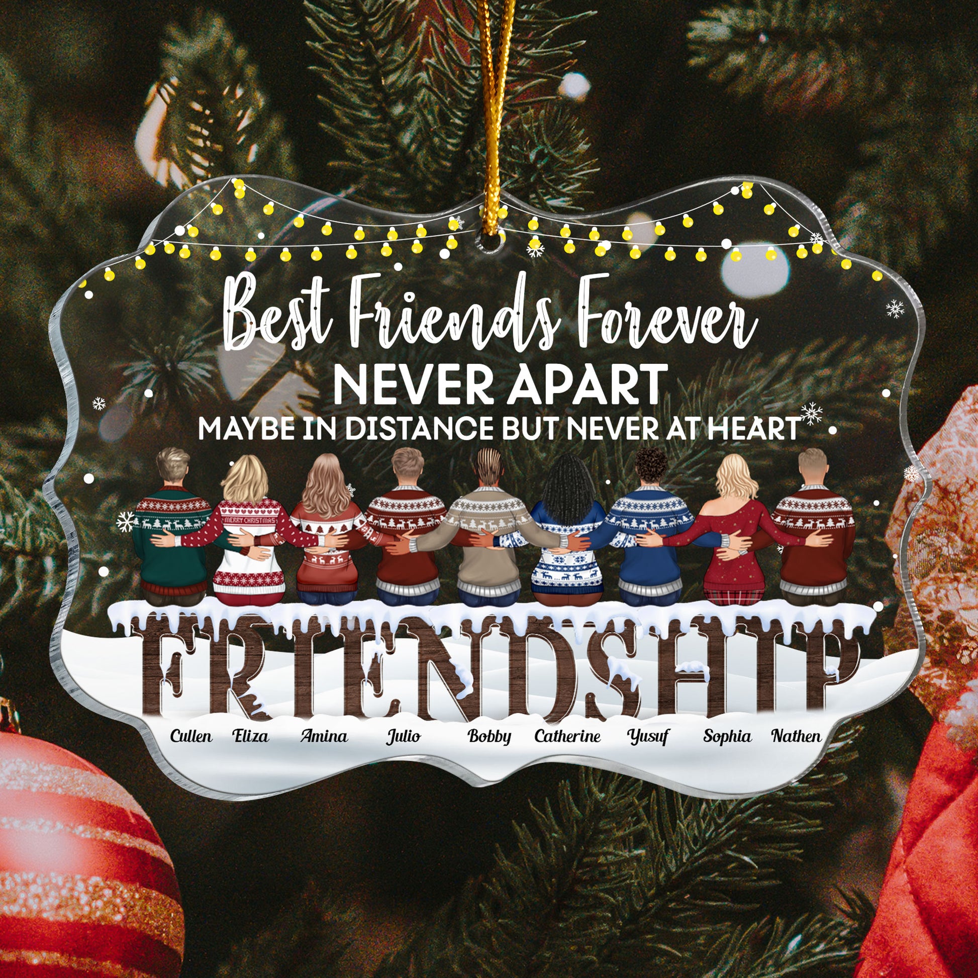 Best Friend Gift Personalized Best Friend Gift Christmas Best