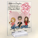 Best Friends Forever From The Heart - Personalized Acrylic Plaque - Mother's Day, Loving, Birthday Gift For Mom, Mother, Mama