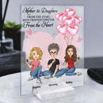 Best Friends Forever From The Heart - Personalized Acrylic Plaque - Mother's Day, Loving, Birthday Gift For Mom, Mother, Mama
