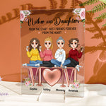 Best Friends Forever From The Heart - Personalized Acrylic Plaque
