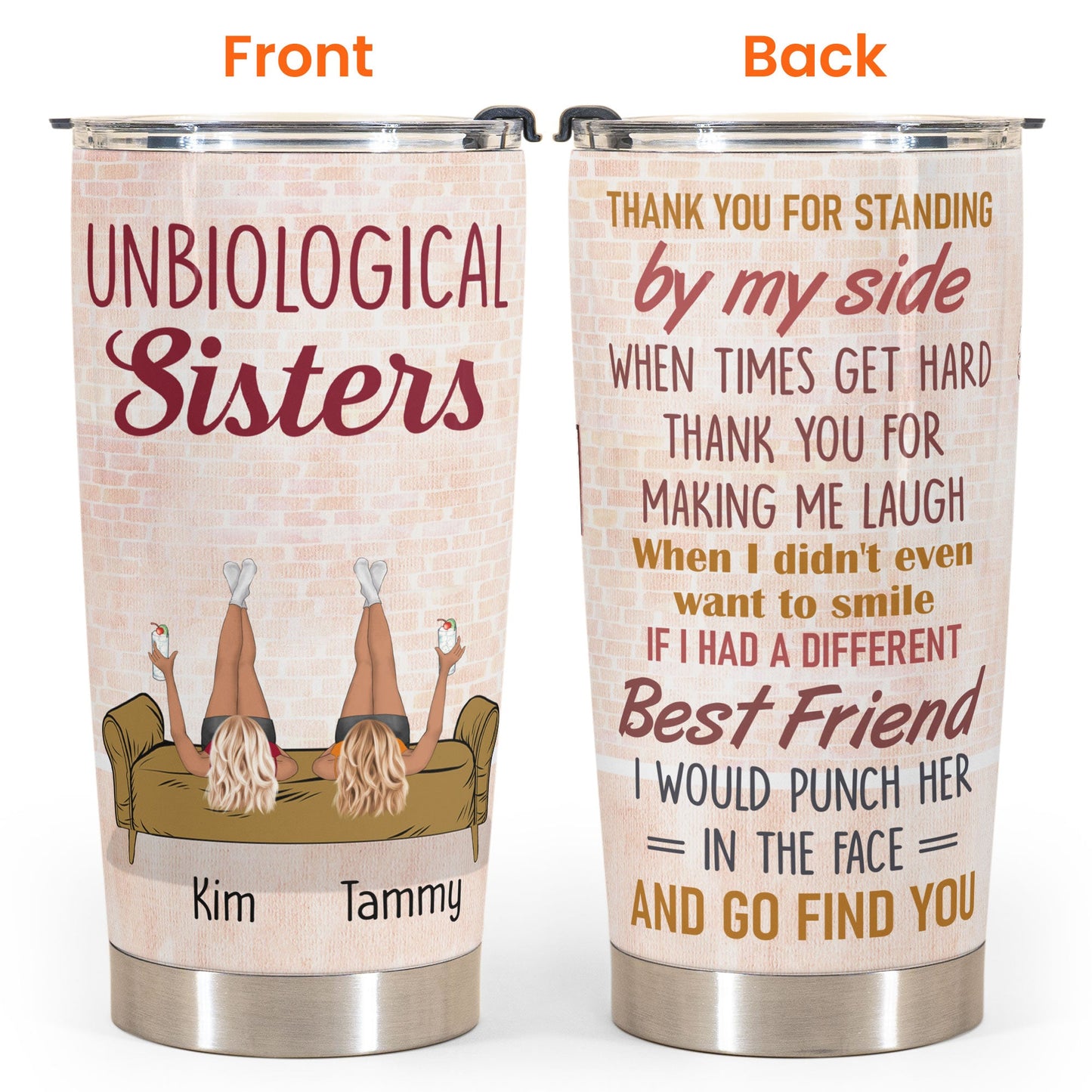 A Best Friend Is Like A Four Leaf, Personalized Tumbler