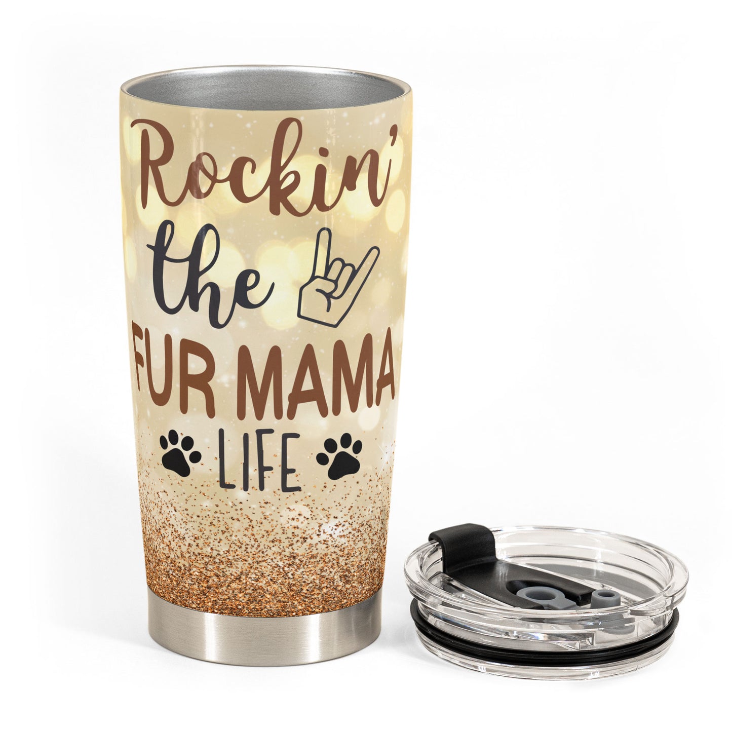 Best Fur Mama Ever - Personalized Tumbler Cup