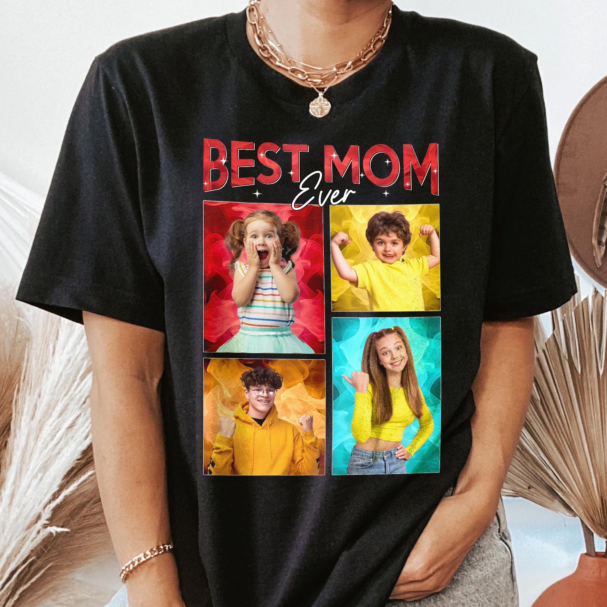 Best Mom Ever - Personalized Photo Comfort Tee