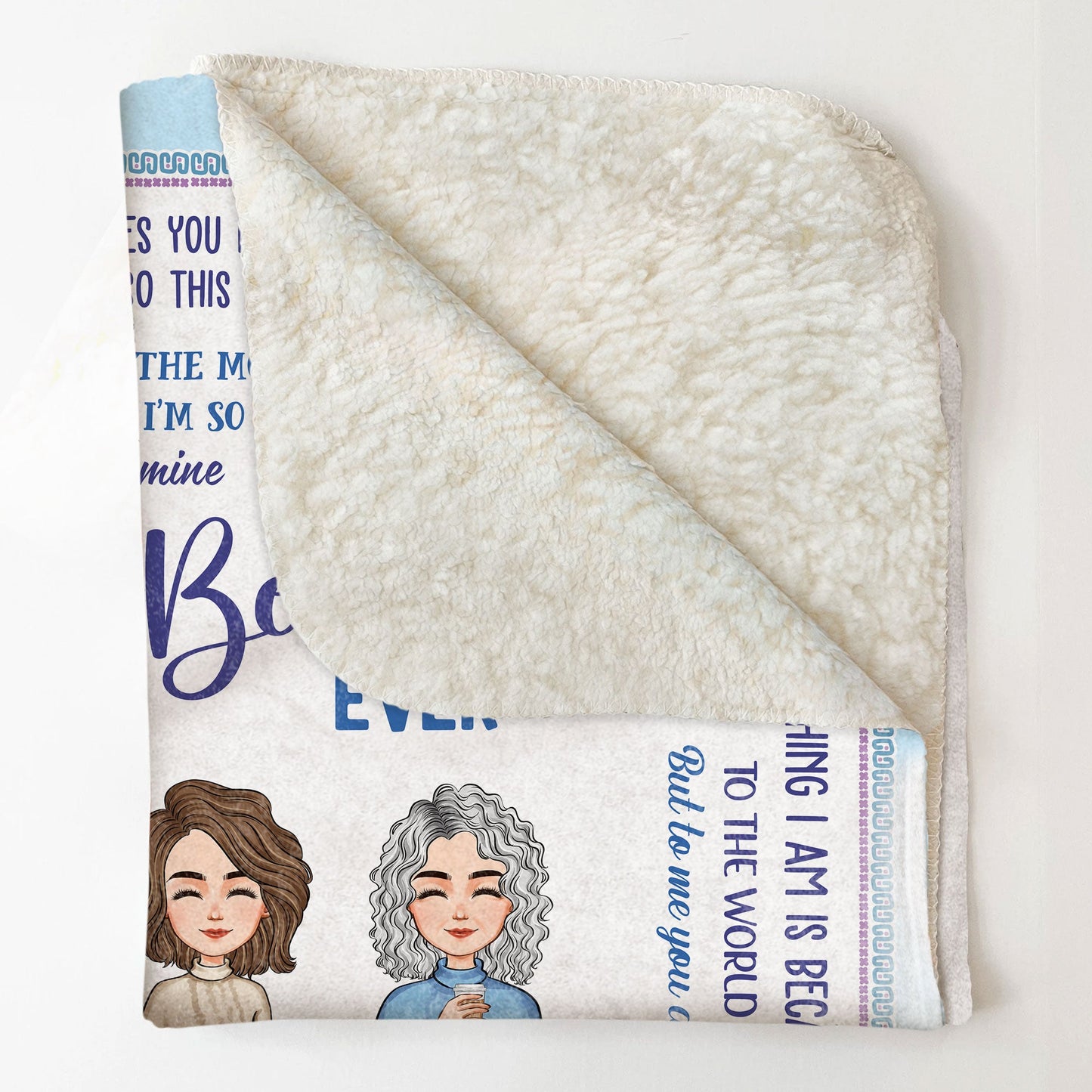 Best Mom Ever - Personalized Blanket