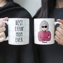 Best Mom Ever - Personalized Mug - Birthday, Christmas Gift For Mom, Mama, Mother