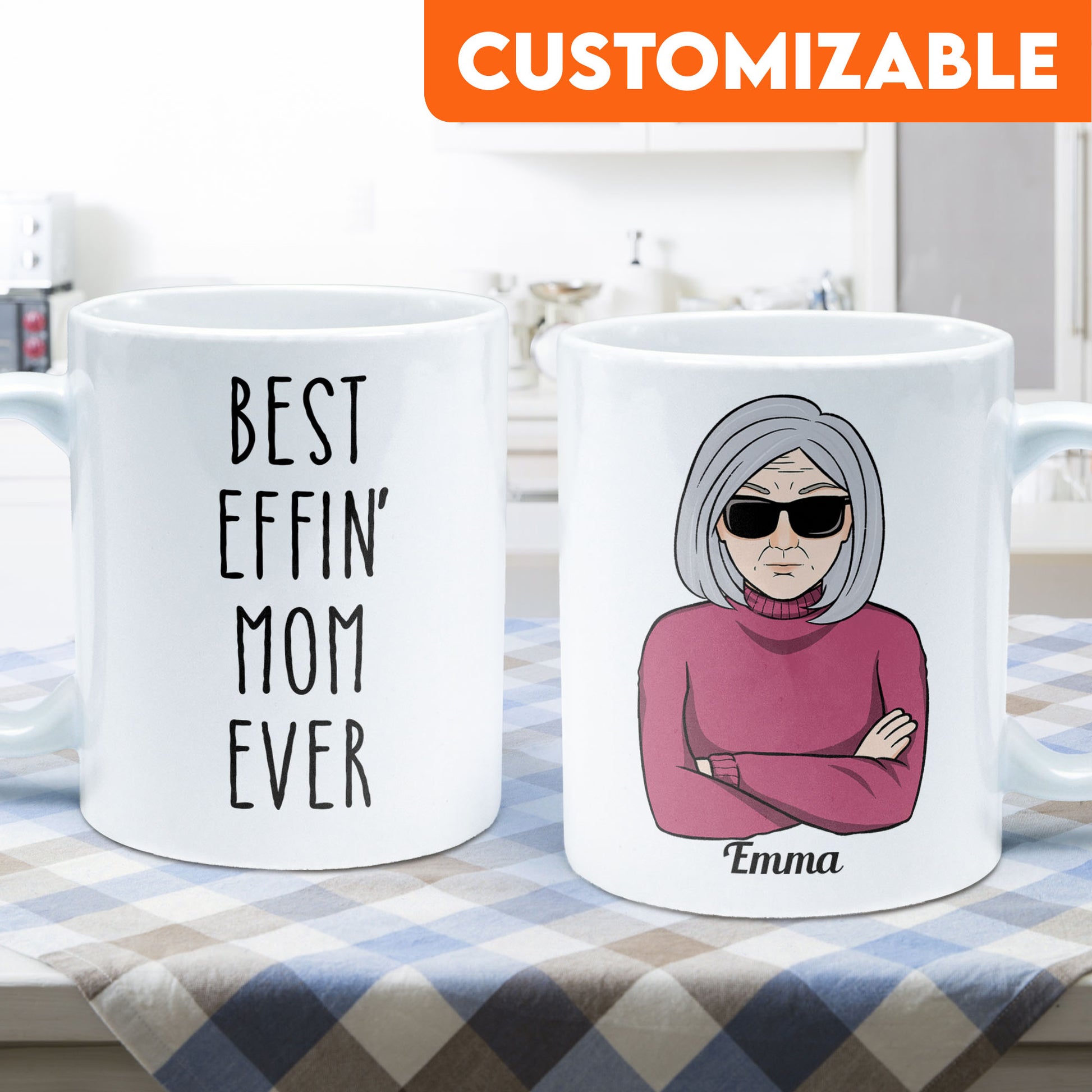Best Effin Mom Mug, Mother's Day Gift