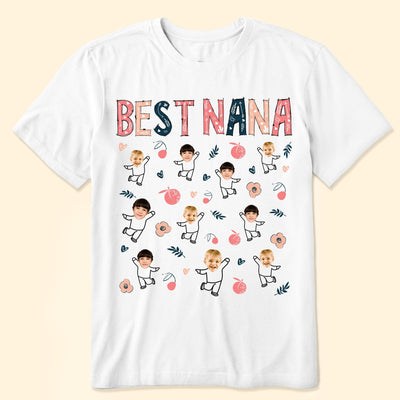 Best Nana - Personalized Photo Shirt