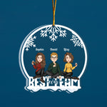 Best Team Ever - Personalized Coworker Ornament - Christmas, New Year Gift For Colleagues, Coworkers, Work Friends
