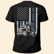 Best Truckin' Dad Ever - Personalized Shirt