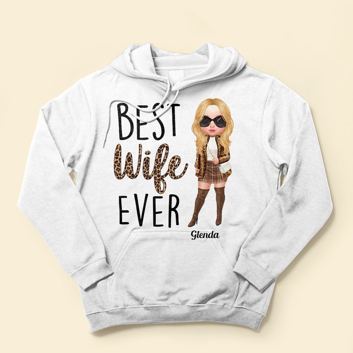 Best Wife Ever - Personalized Shirt - Birthday, Anniversary, Valentine's Gift For Wife, Wifey, Honey, Lover - Fashion Woman