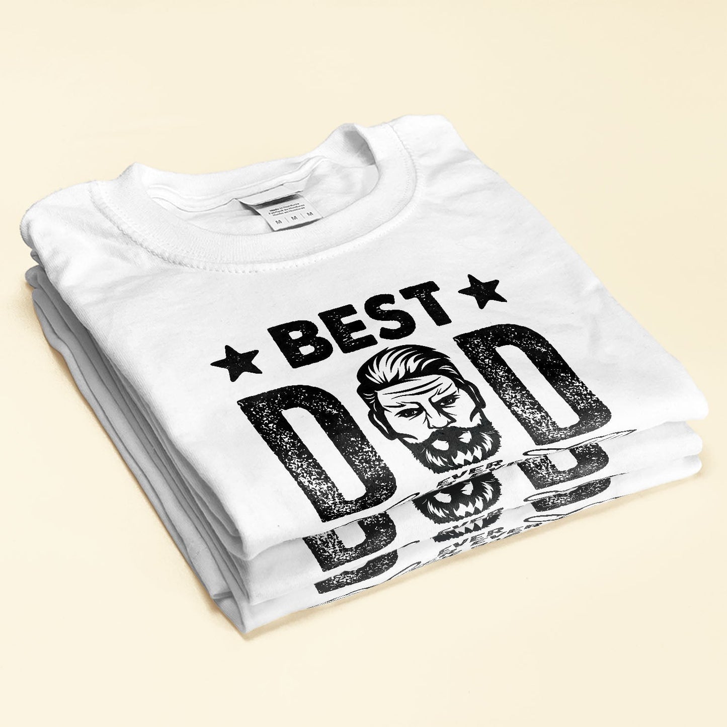 Best Dad Ever Ever Ever - Personalized Shirt - Birthday, Father's Day Gift For Father, Dad, Papa, Grandpa
