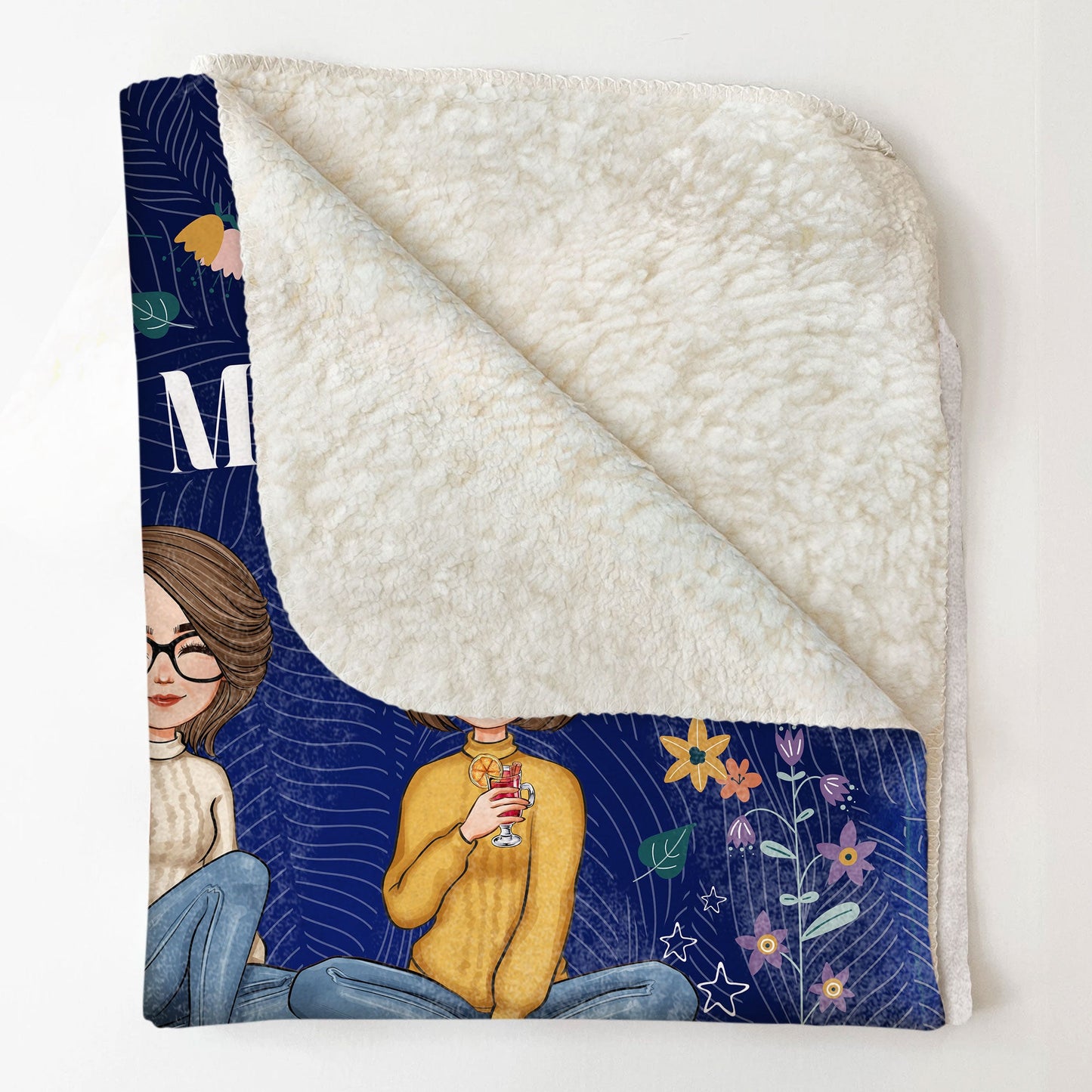 Bestie Think Of This Blanket As A Hug From Me To You - Personalized Blanket