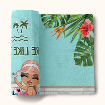 Besties Are Like Thick Thighs - Personalized Beach Towel