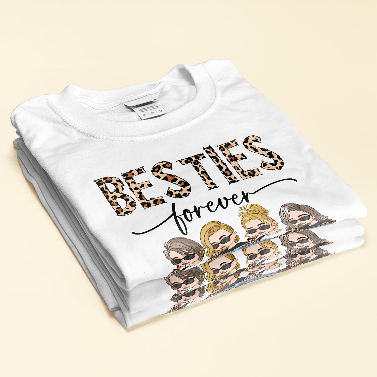 Besties Forever - Personalized Shirt - Birthday Gift For Besties, BFF, Sisters, Sistas, Co-workers - Sassy Girls