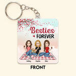 Besties Forever 2 - Personalized Acrylic Keychain