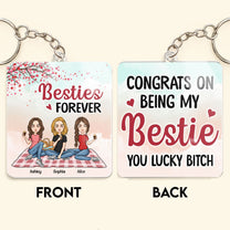 Besties Forever 2 - Personalized Acrylic Keychain