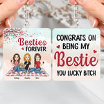 Besties Forever 2 - Personalized Acrylic Keychain