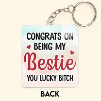 Besties Forever 2 - Personalized Acrylic Keychain