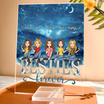 Besties Forever - Personalized Acrylic Plaque