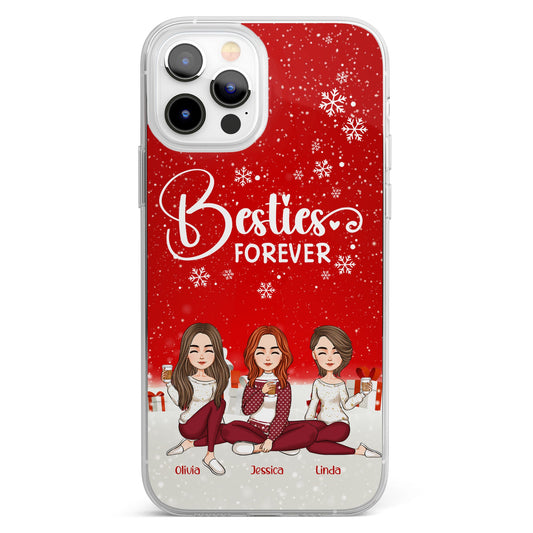 Besties Forever - Personalized Clear Phone Case