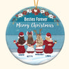 Besties Forever - Personalized Ceramic Ornament