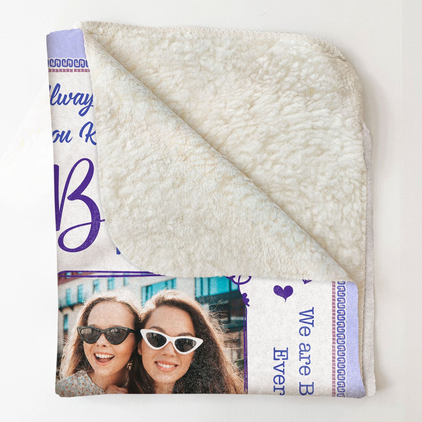 Besties Forever - Personalized Photo Blanket