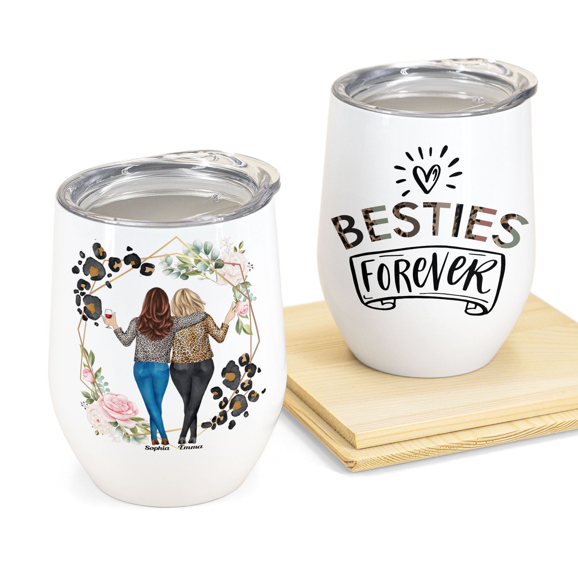 Best Friends Forever - Personalized Tumbler Cup - Gift For Friends - G –  Macorner